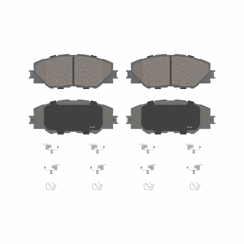 ThermoQuiet Front Disc Brake Pad Set Ceramic - Wagner Brakes QC1211
