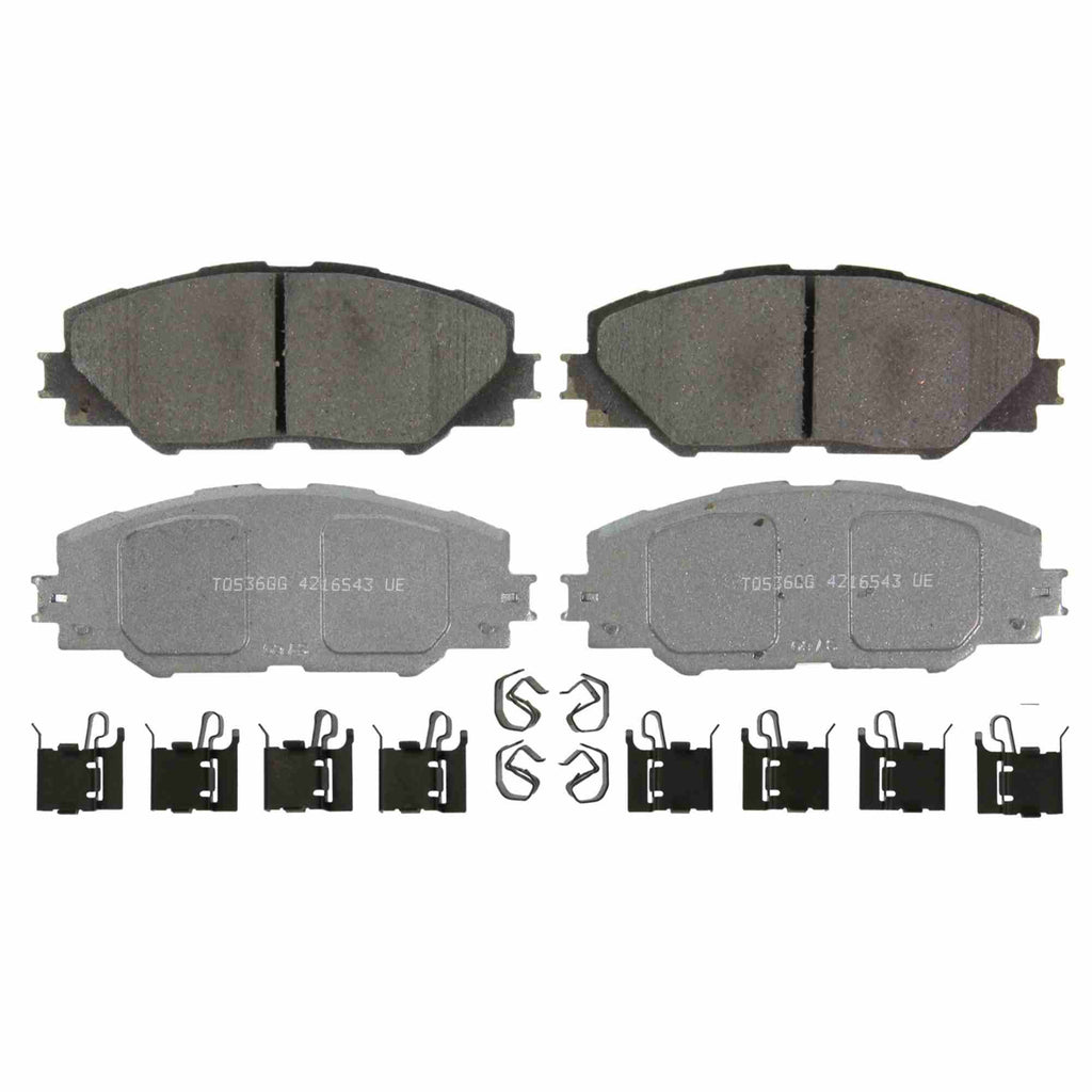ThermoQuiet Front Disc Brake Pad Set Ceramic - Wagner Brakes QC1211