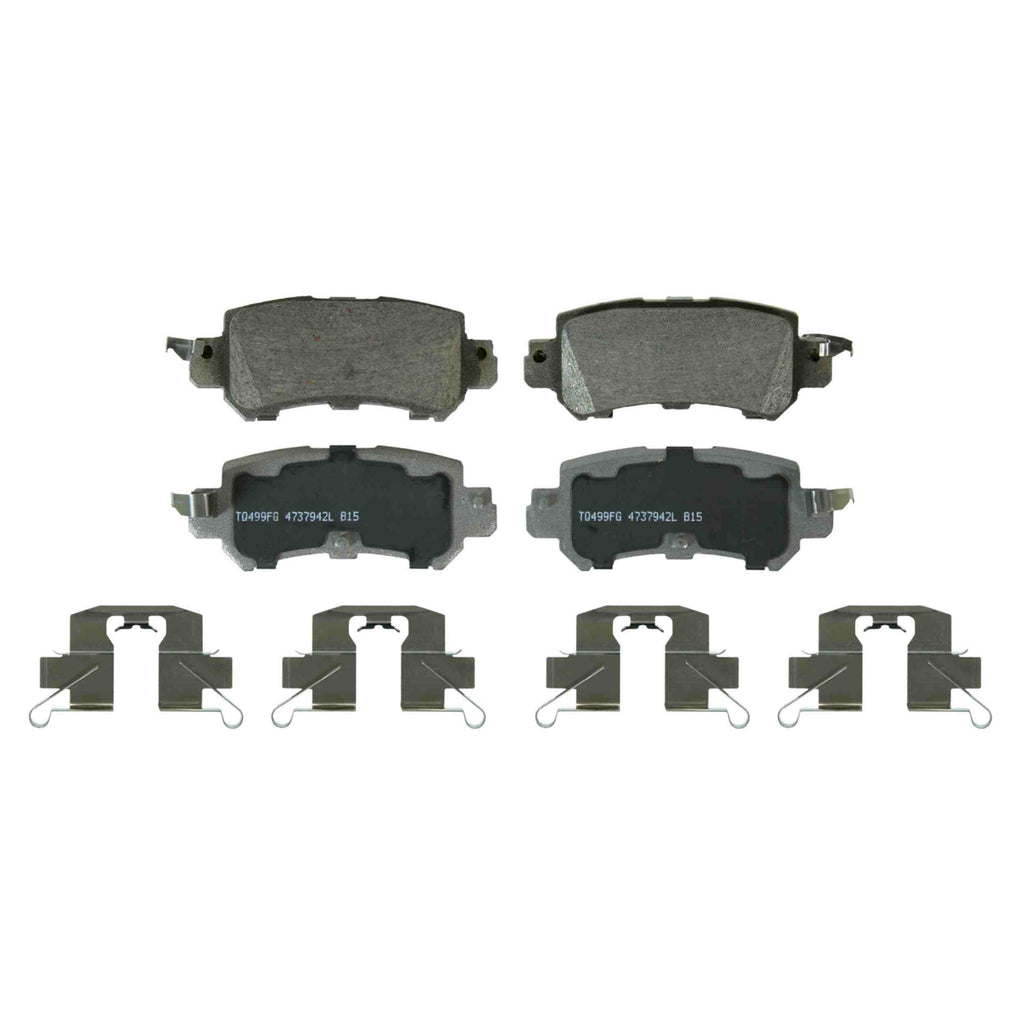 ThermoQuiet Rear Disc Brake Pad Set Ceramic - Wagner Brakes QC1624