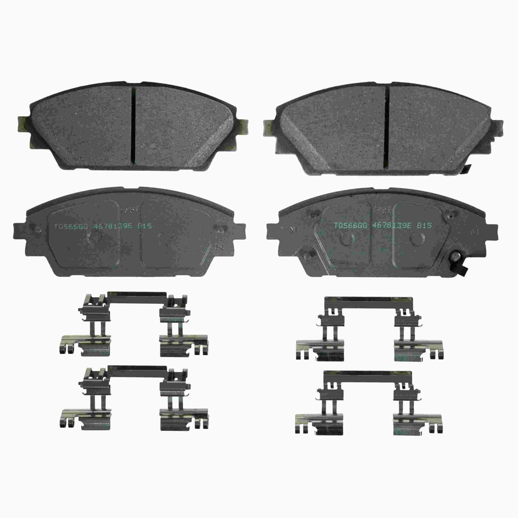 ThermoQuiet Front Disc Brake Pad Set Ceramic - Wagner Brakes QC1728