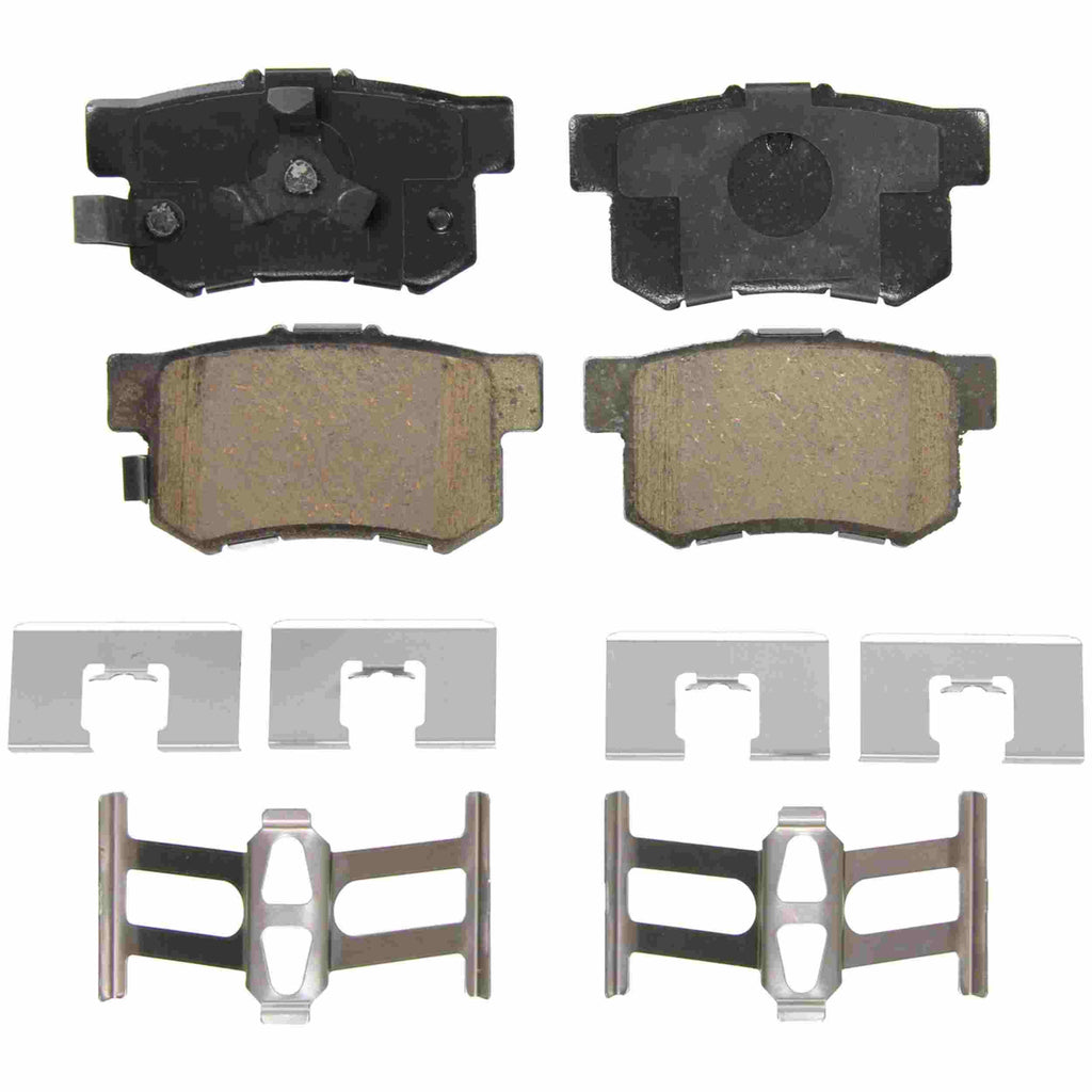 QuickStop Rear Disc Brake Pad Set Ceramic - Wagner Brakes ZD1086