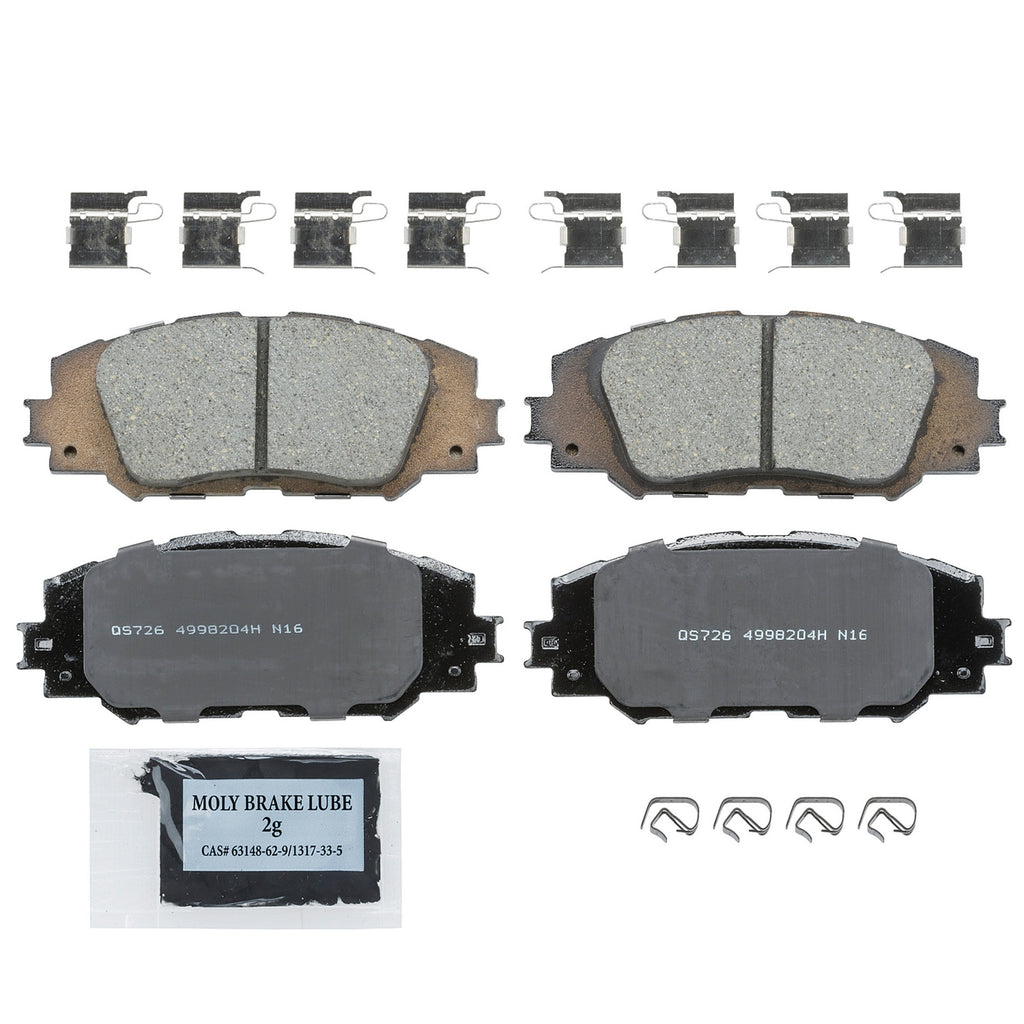 QuickStop Front Disc Brake Pad Set Ceramic - Wagner Brakes ZD1210A