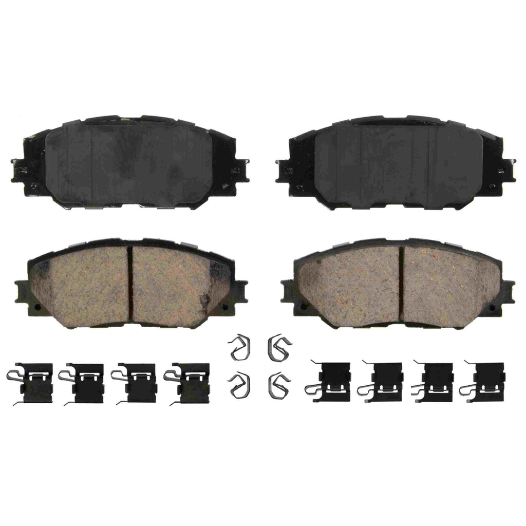 QuickStop Front Disc Brake Pad Set Ceramic - Wagner Brakes ZD1210