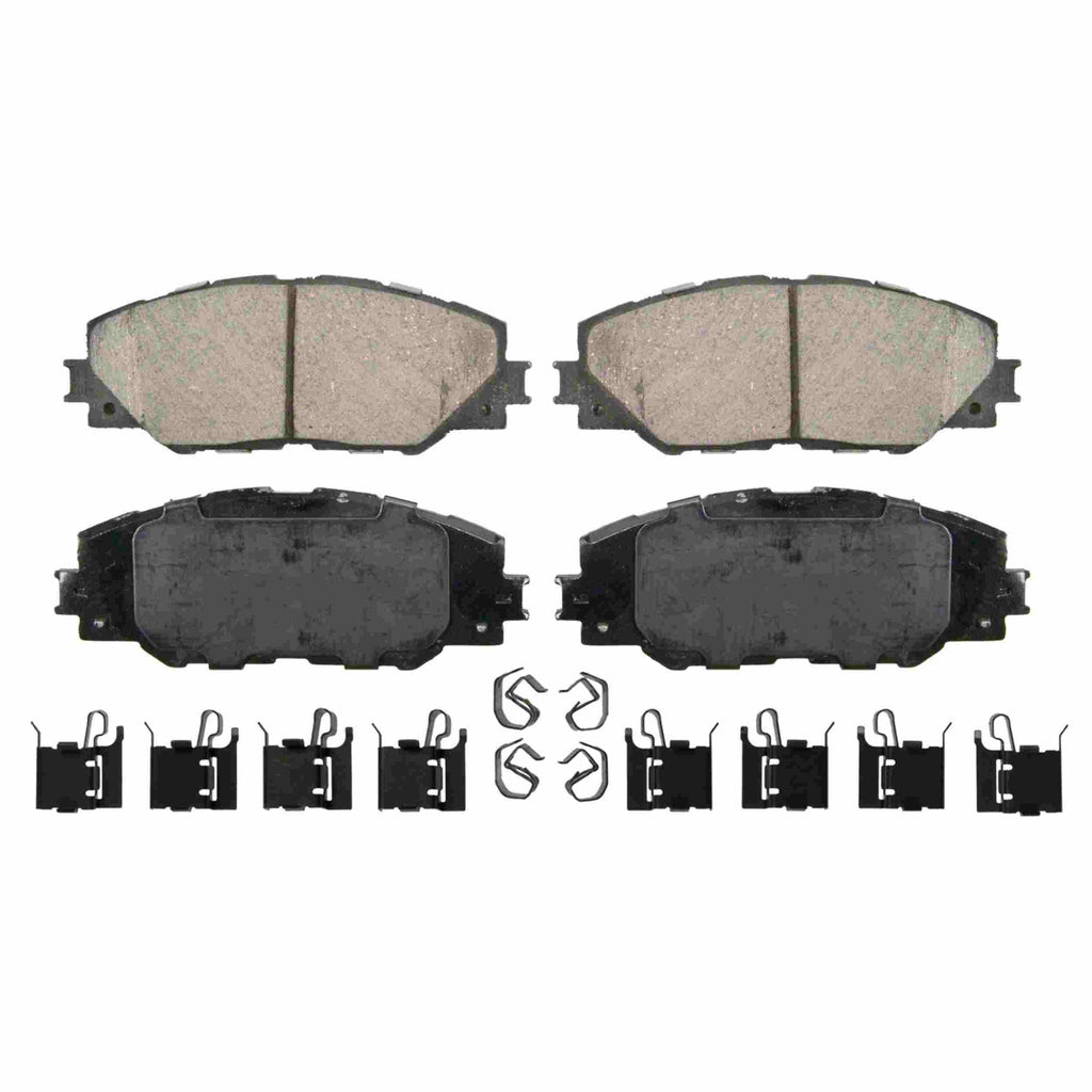 QuickStop Front Disc Brake Pad Set Ceramic - Wagner Brakes ZD1211