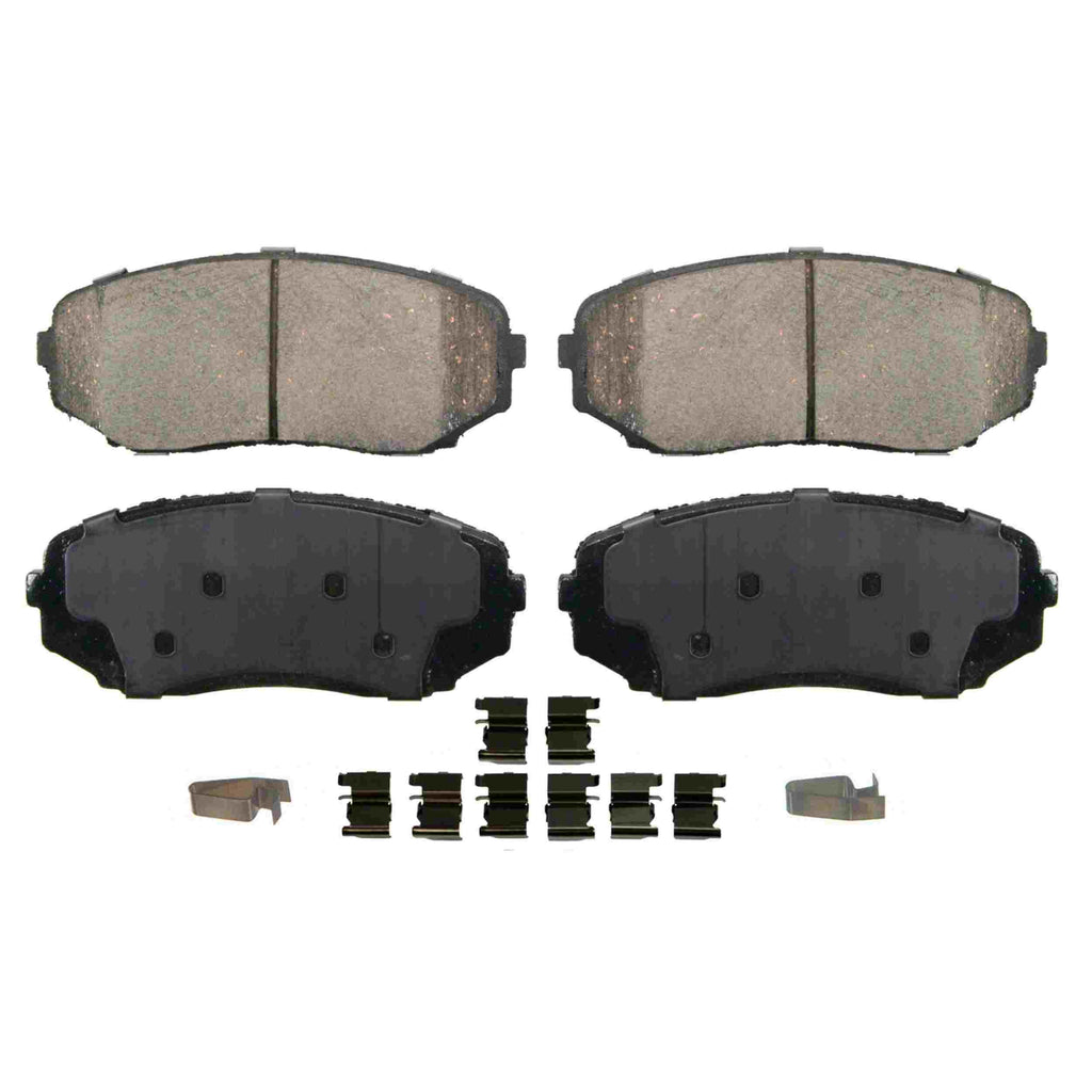QuickStop Front Disc Brake Pad Set Ceramic - Wagner Brakes ZD1258