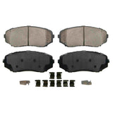 QuickStop Front Disc Brake Pad Set Ceramic - Wagner Brakes ZD1258
