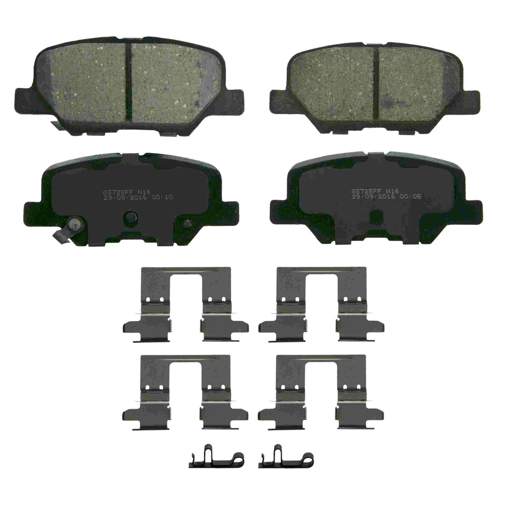 QuickStop Rear Disc Brake Pad Set Ceramic - Wagner Brakes ZD1679