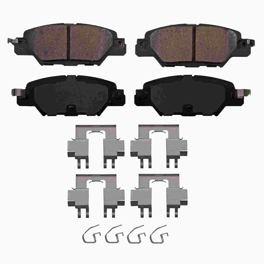 QuickStop Rear Disc Brake Pad Set Ceramic - Wagner Brakes ZD1846