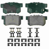 QuickStop Rear Disc Brake Pad Set Ceramic - Wagner Brakes ZD537